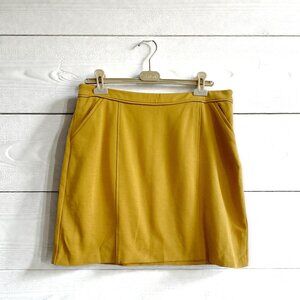 BODEN Mustard Yellow Mini Skirt Size 12R